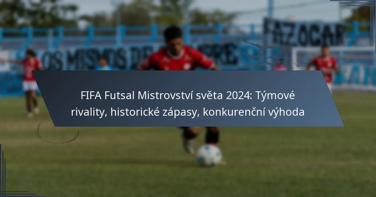 FIFA Futsal Mistrovství světa 2024: Týmové rivality, historické zápasy, konkurenční výhoda
