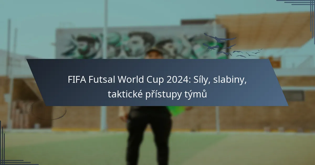 FIFA Futsal World Cup 2024: Síly, slabiny, taktické přístupy týmů