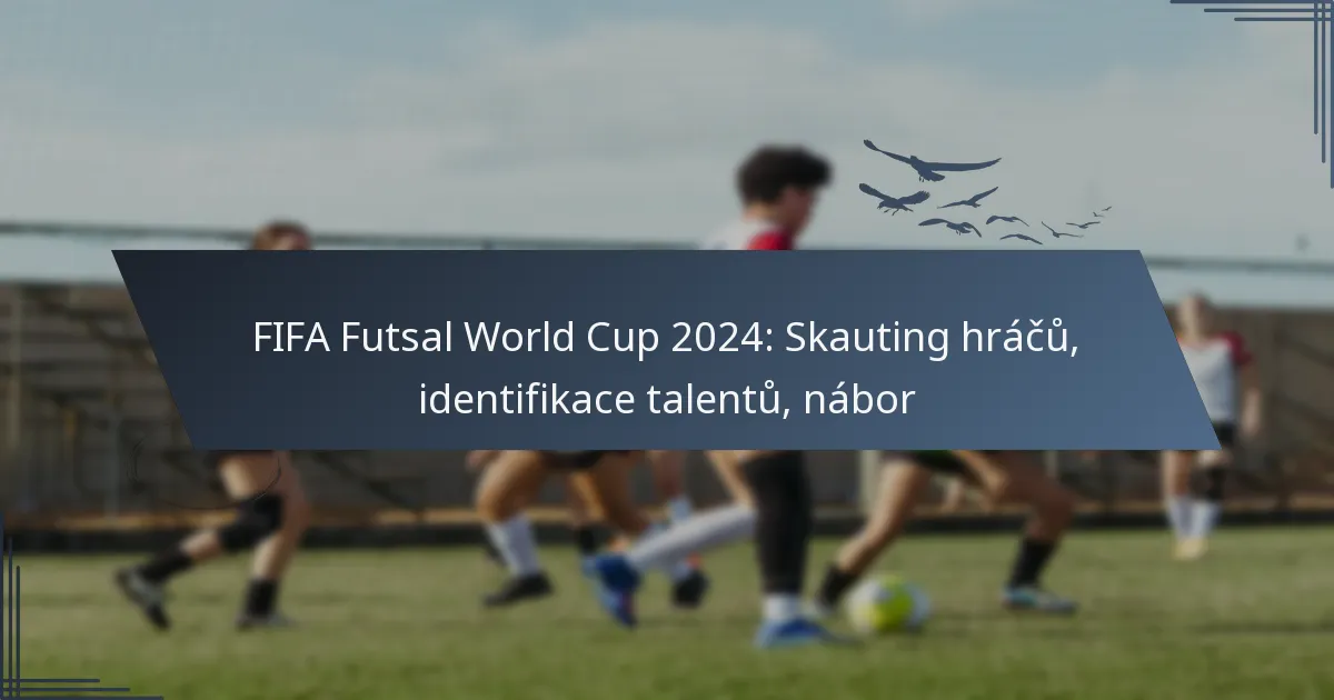 FIFA Futsal World Cup 2024: Skauting hráčů, identifikace talentů, nábor